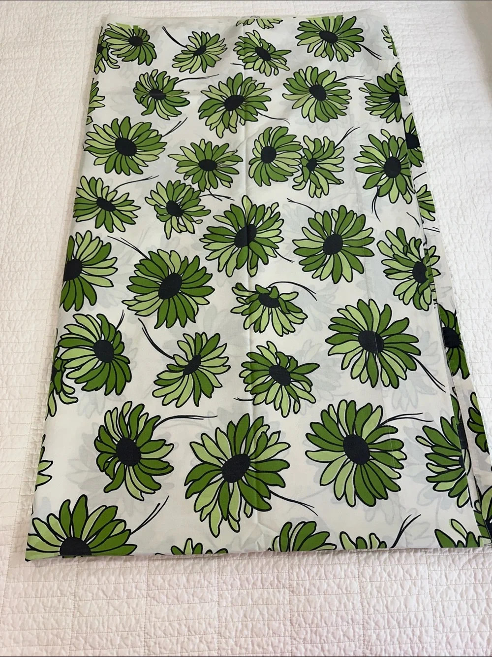 Retro Daisy Wondercale Springmaid Double Flat Sheet Vintage Black Eyed Susan